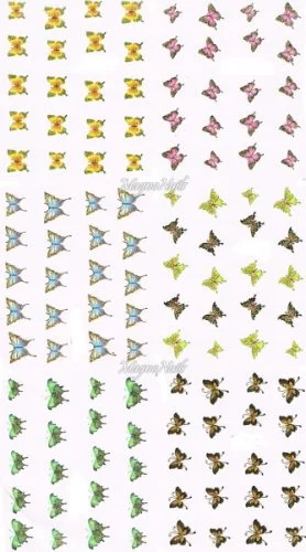 2D Nail Art Sticker