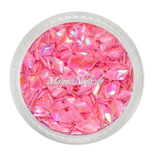 3D Einlegemotive - Diamond Shapes - pink Nail Art Nailart Schmuck