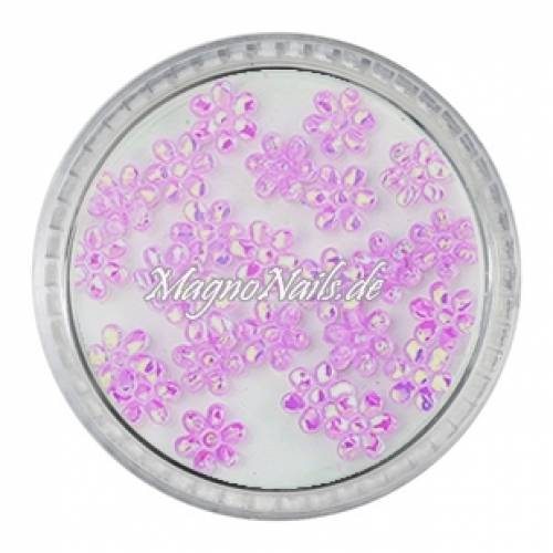 3D Einlegemotive - Shapes - Blumen rosa 4 mm