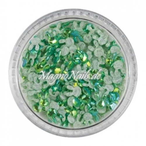 3D Einlegemotive - Shapes - 3D Hasen grün Ostern Nailart Nageldesign Nail art