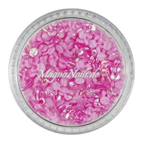 3D Einlegemotive - Shapes - 3D Hasen pink Otern Nailart Nageldesign Nail art