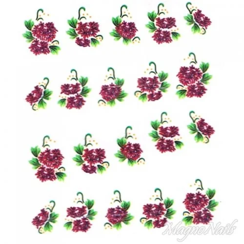 2D Nail Art One Stoke Sticker