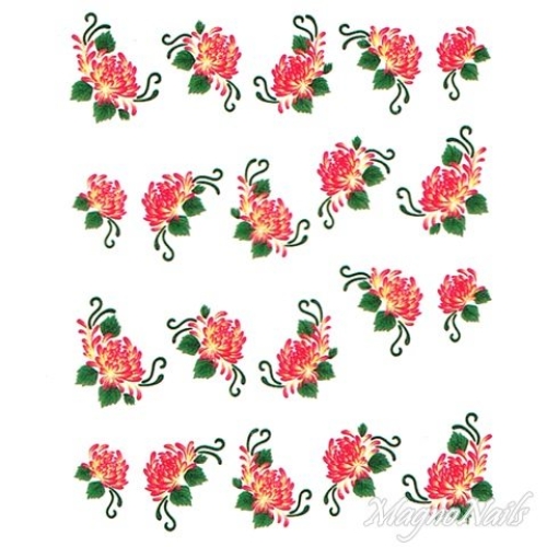 2D Nail Art One Stoke Sticker
