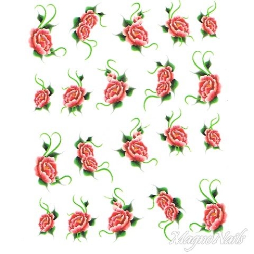 2D Nail Art One Stoke Sticker