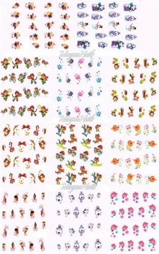 2D Nail Art Sticker