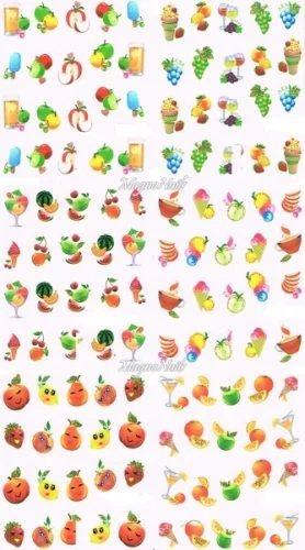 2D Nail Art Sticker