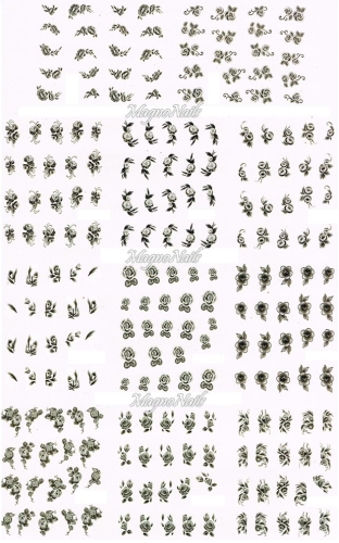 2D Nail Art Sticker