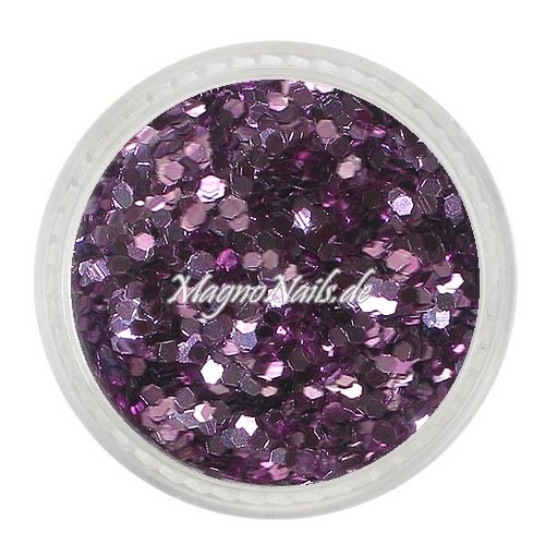 Nail Art Pailetten rosa metallic 1mm Nägel Nails Nailart Nageldesign Nagel GlitzerPailetten