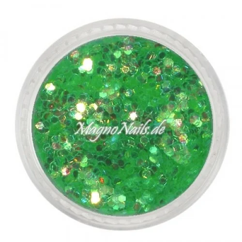 Nail Art Pailetten hellgrün 1mm Nägel Nails Nailart Nageldesign Nagel GlitzerPailetten
