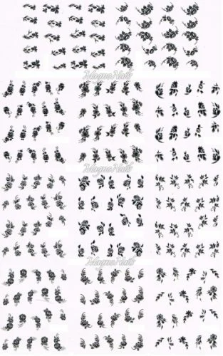 2D Nail Art Sticker
