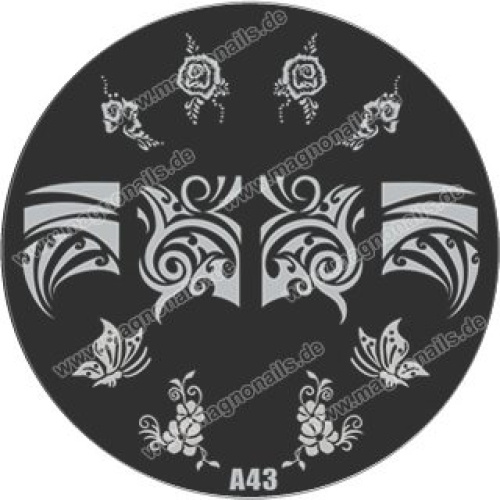 Nail Stamping Schablone