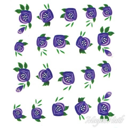 2D Nail Art One Stoke Sticker