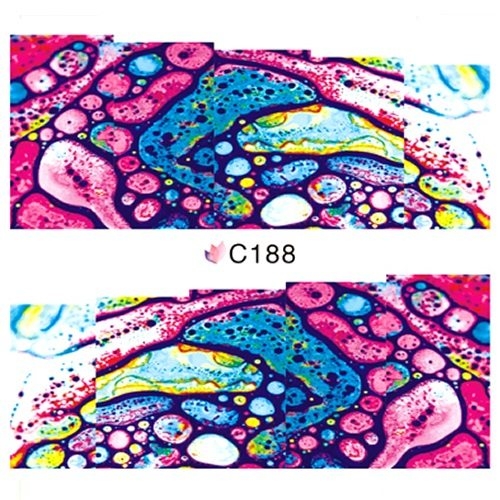 2D Nail Art One Stoke Sticker