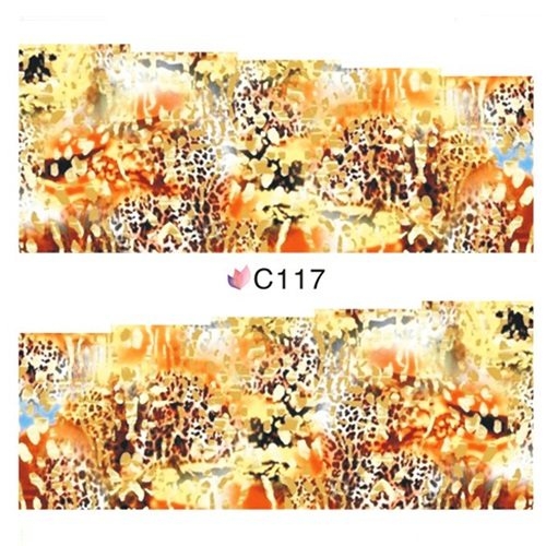 2D Nail Art One Stoke Sticker