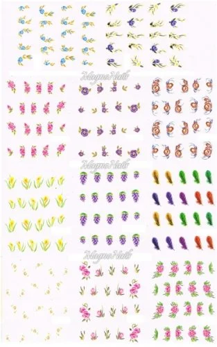2D Nail Art Sticker