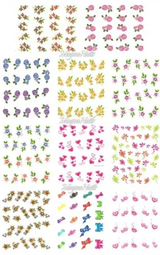 2D Nail Art Sticker