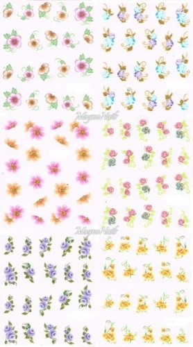 2D Nail Art Sticker