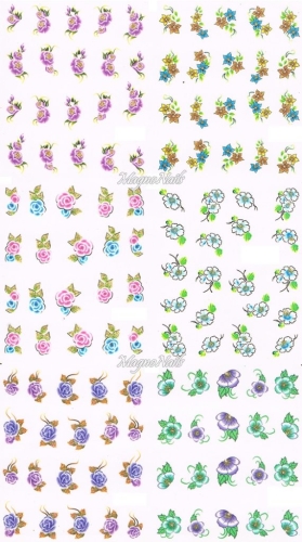 2D Nail Art Sticker