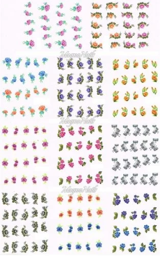 2D Nail Art Sticker