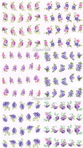 2D Nail Art Sticker