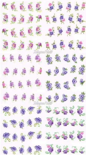 2D Nail Art Sticker