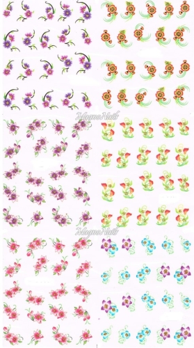 2D Nail Art Sticker