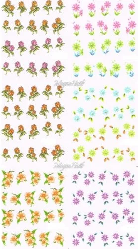 2D Nail Art Sticker