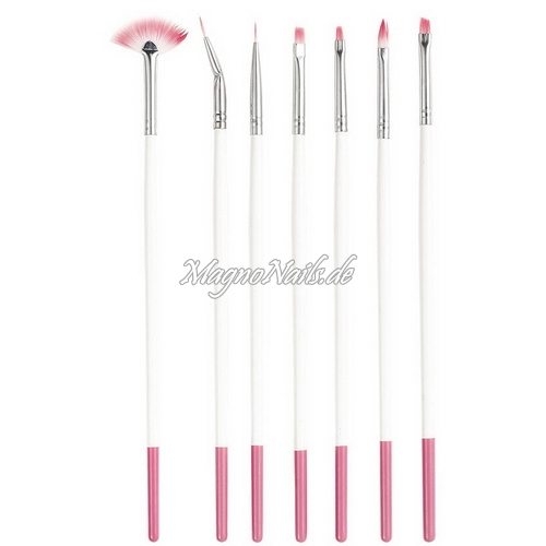 Nail Art Pinsel Set 7-Teilig Nagelpinsel Nägel Nagelstudio Zubehör Günstig Schnäppchen