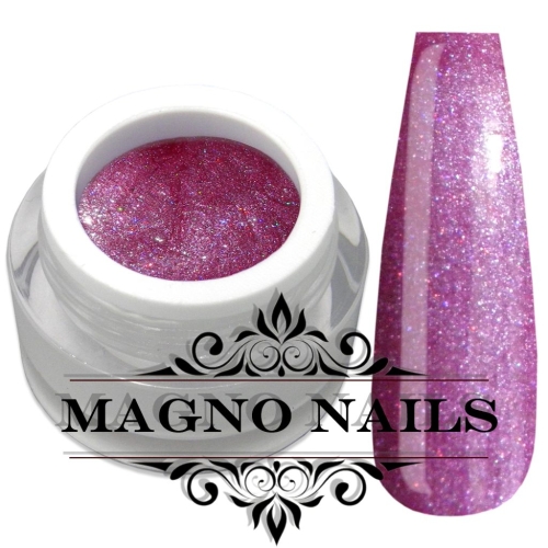 Pink Lila Glitzer Glitter Gel Schimmer Deckend