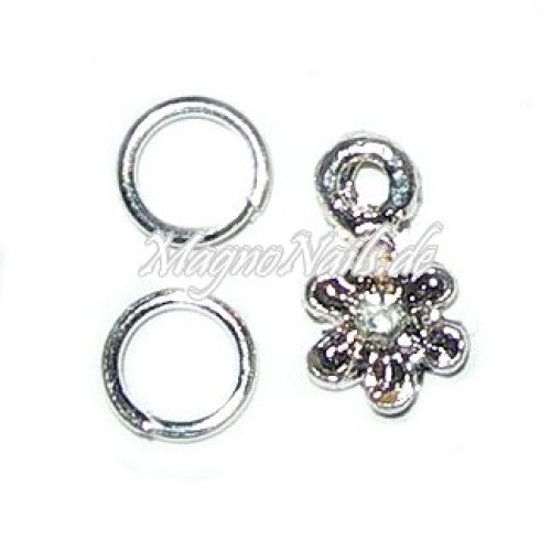 Nail Piercing Blume Nageldesign Nägel Schmuck Nails 