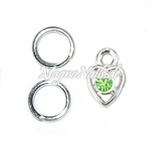 Nail Piercing Herz Nageldesign Nägel Schmuck Nails 