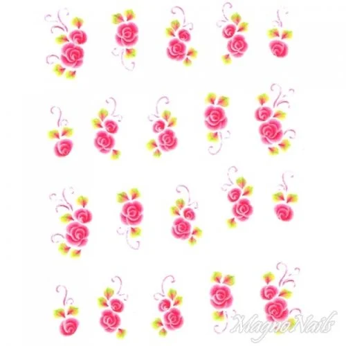 2D Nail Art One Stoke Sticker