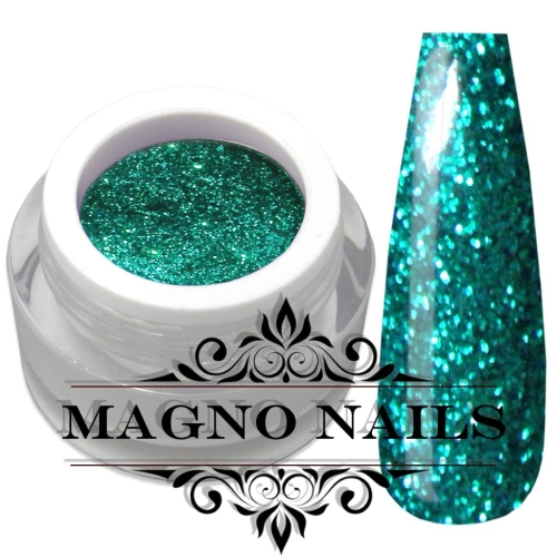 UV Gel - 830 - Glitter Gel Smaragd Nails Nagelgel Nögel Nail Glitzer