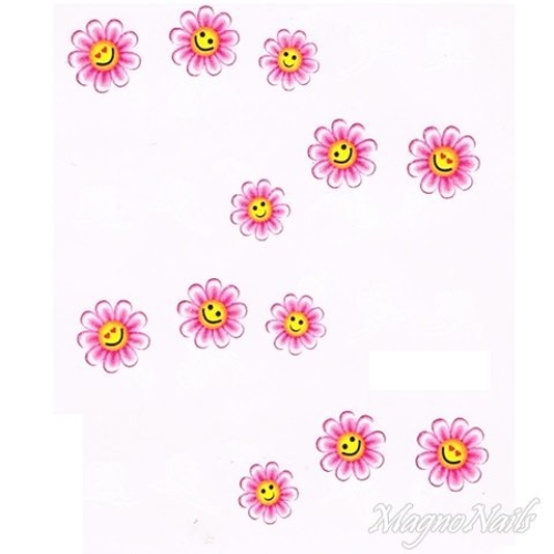2D Nail Art One Stoke Sticker