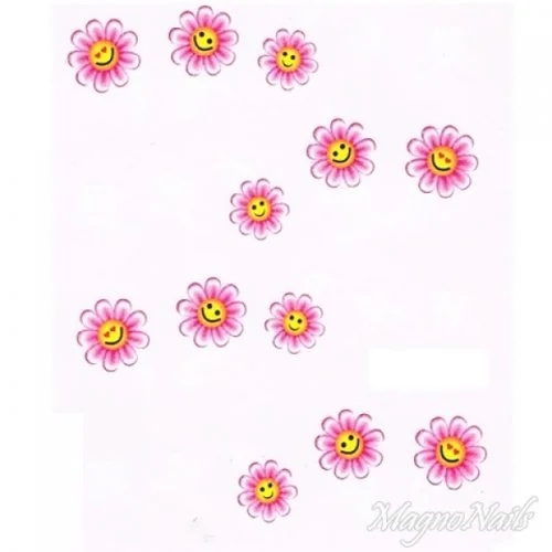 2D Nail Art One Stoke Sticker