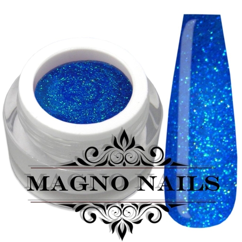 Marie Blaue UV Gel mit Glitter