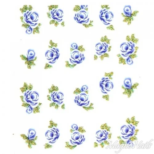 2D Nail Art One Stoke Sticker