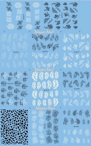 2D Nail Art Sticker