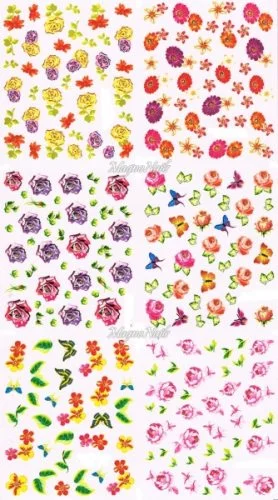 2D Nail Art Sticker