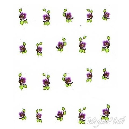 2D Nail Art One Stoke Sticker