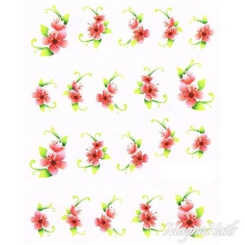 2D Nail Art One Stoke Sticker