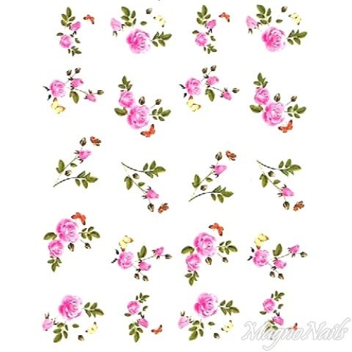 2D Nail Art One Stoke Sticker
