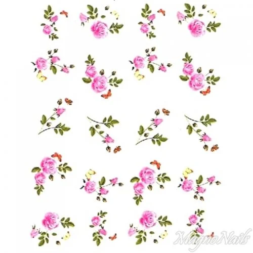 2D Nail Art One Stoke Sticker