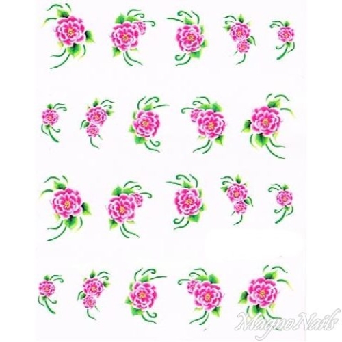 2D Nail Art One Stoke Sticker