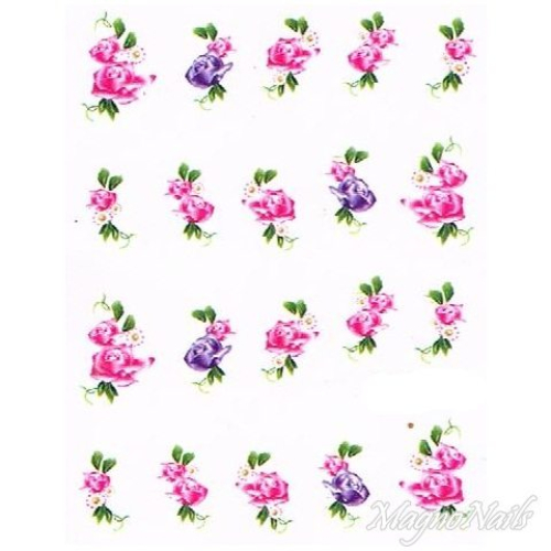2D Nail Art One Stoke Sticker