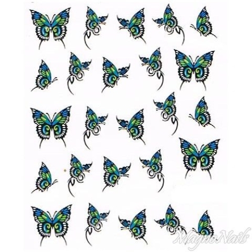 2D Nail Art One Stoke Sticker