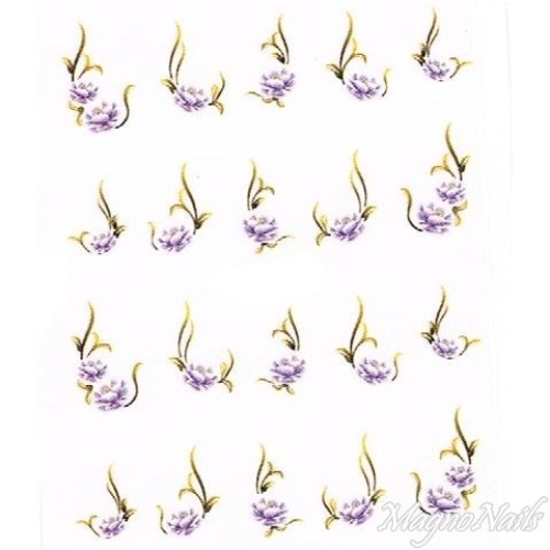 2D Nail Art One Stoke Sticker