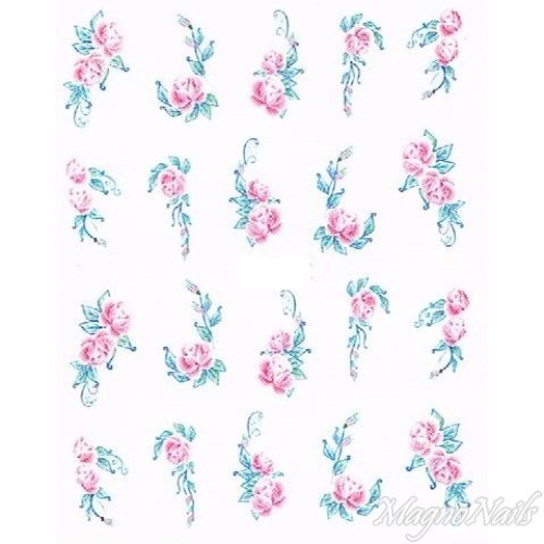 2D Nail Art One Stoke Sticker