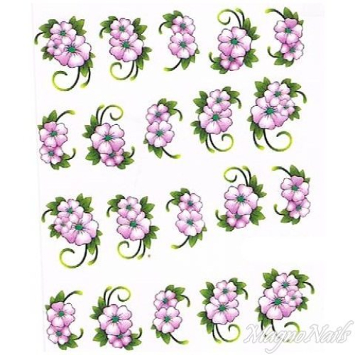 2D Nail Art One Stoke Sticker