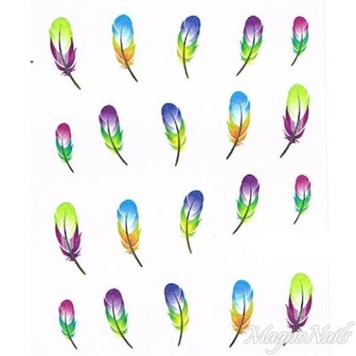 2D Nail Art One Stoke Sticker